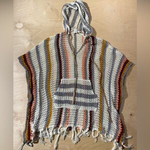Time and Tru Hooded Sweater/Shawl size S/M (A)